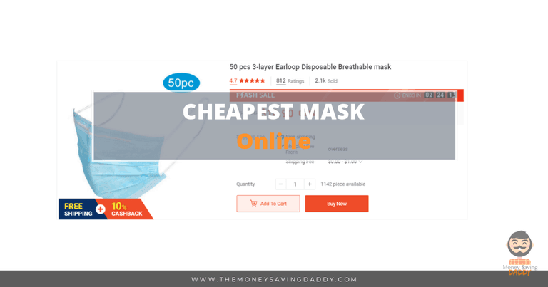 Shopee: Cheapest Mask Online – Flash Deal - 1